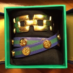 Rustic cuff bracelets set. Never worn.